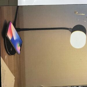 Ramp speaker with wireless charger